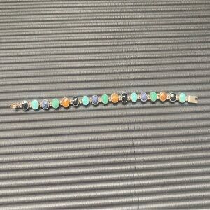 925 Sterling Silver Vintage different color stone